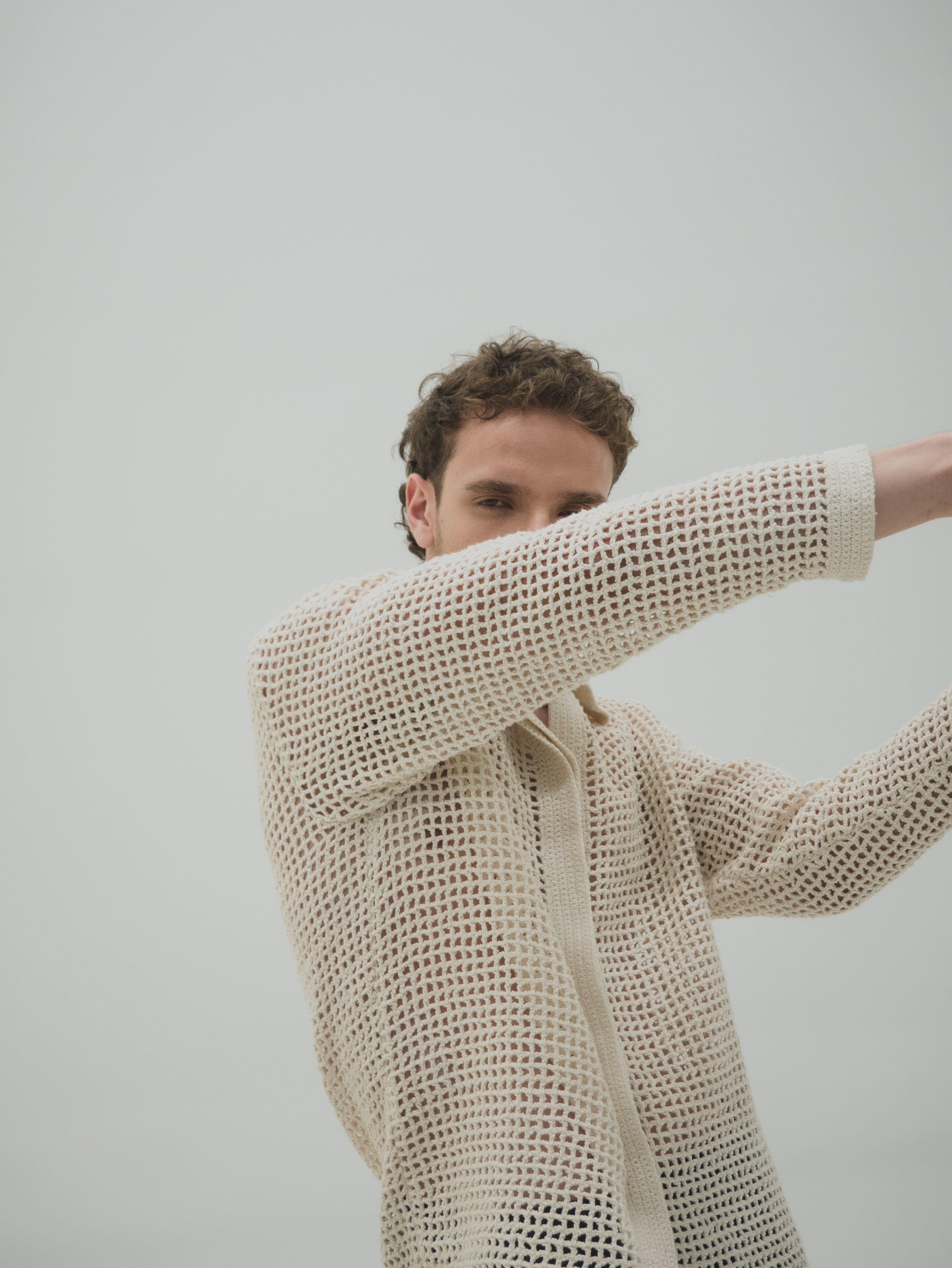 Camisa tejida en crochet