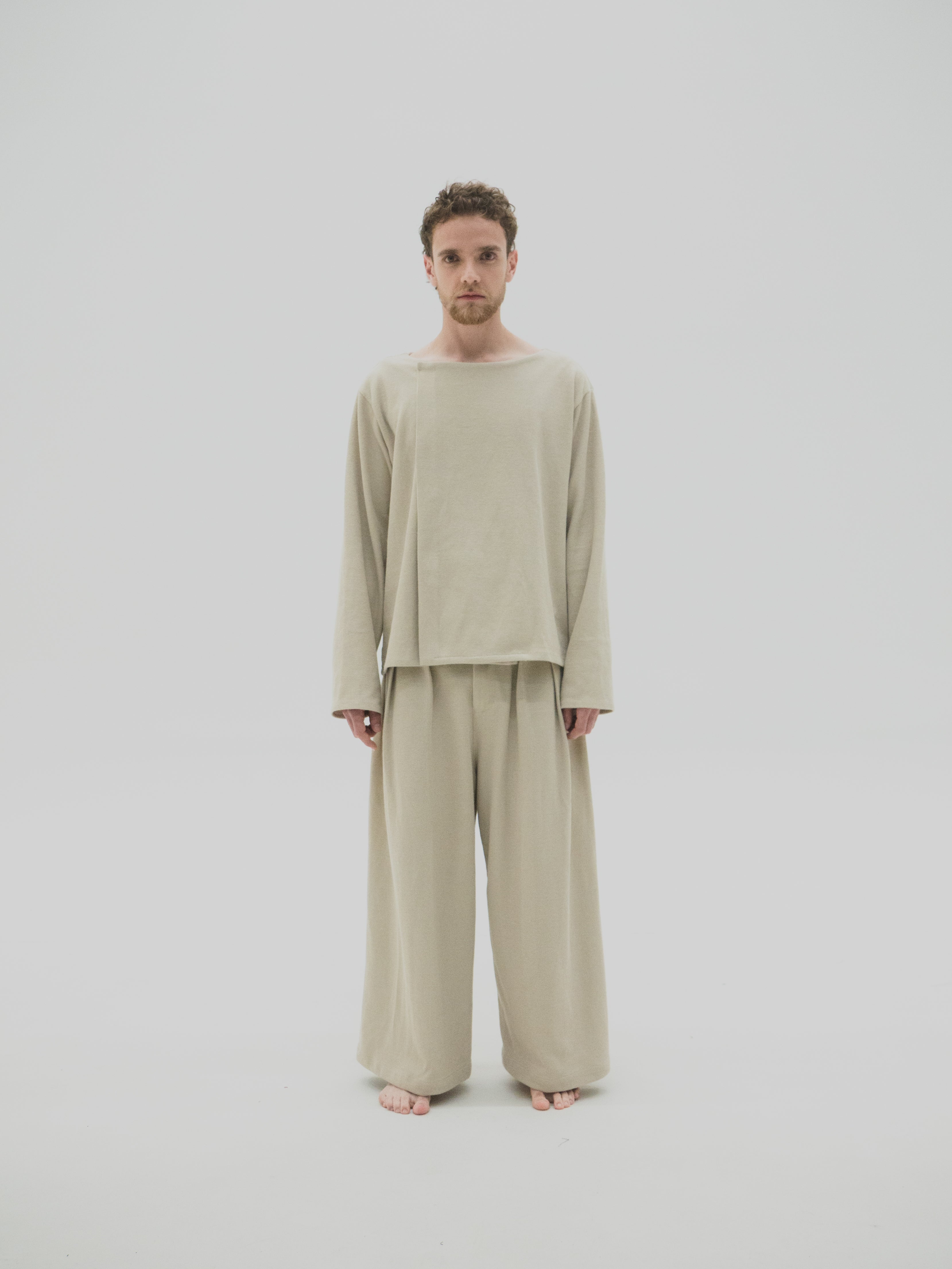 Pantalón Capri Rib mujer